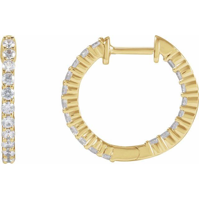Inside-Outside Hoop Earrings