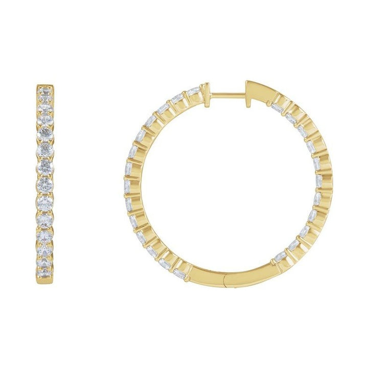 Inside-Outside Hoop Earrings