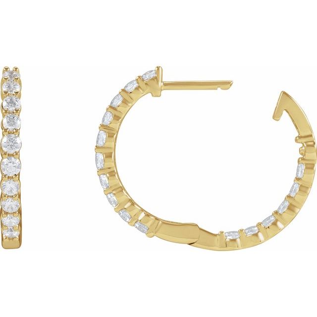 Inside-Outside Hoop Earrings