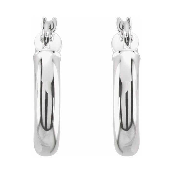Tube Hoop Earrings