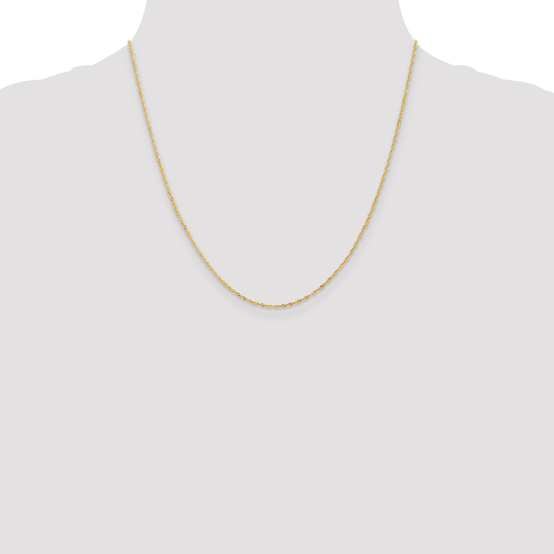 18K Leslies 1.1mm Singapore Chain