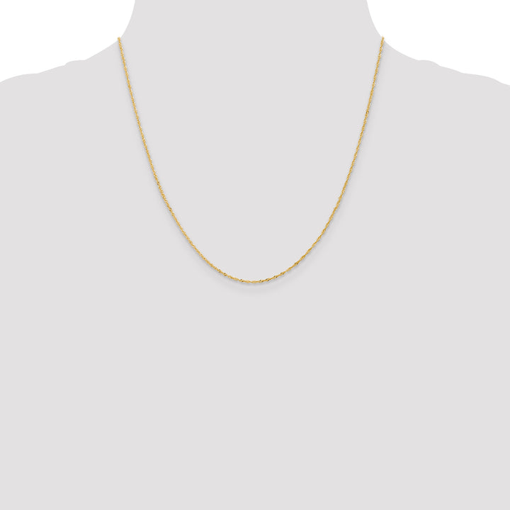 18K Leslies 1.1mm Singapore Chain