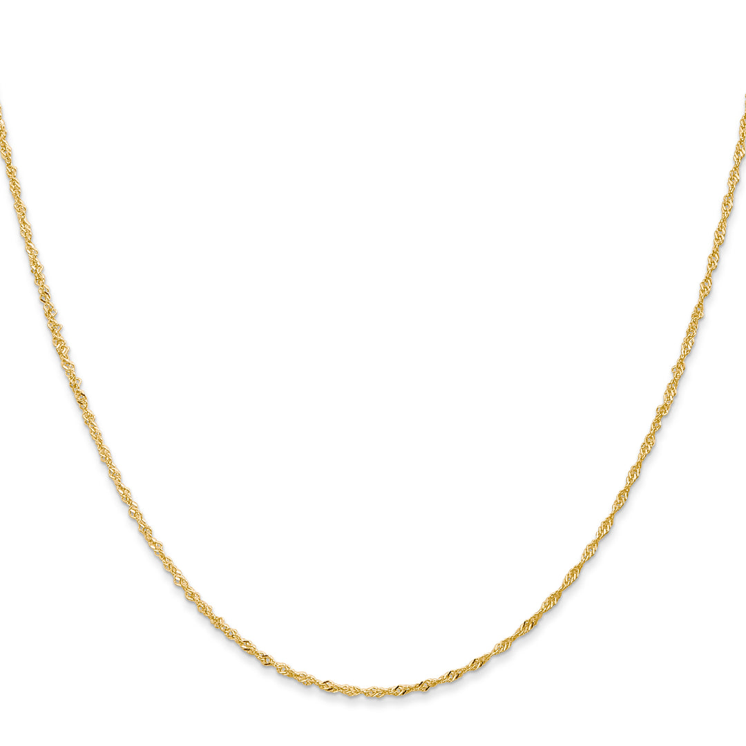 18K Leslies 1.1mm Singapore Chain
