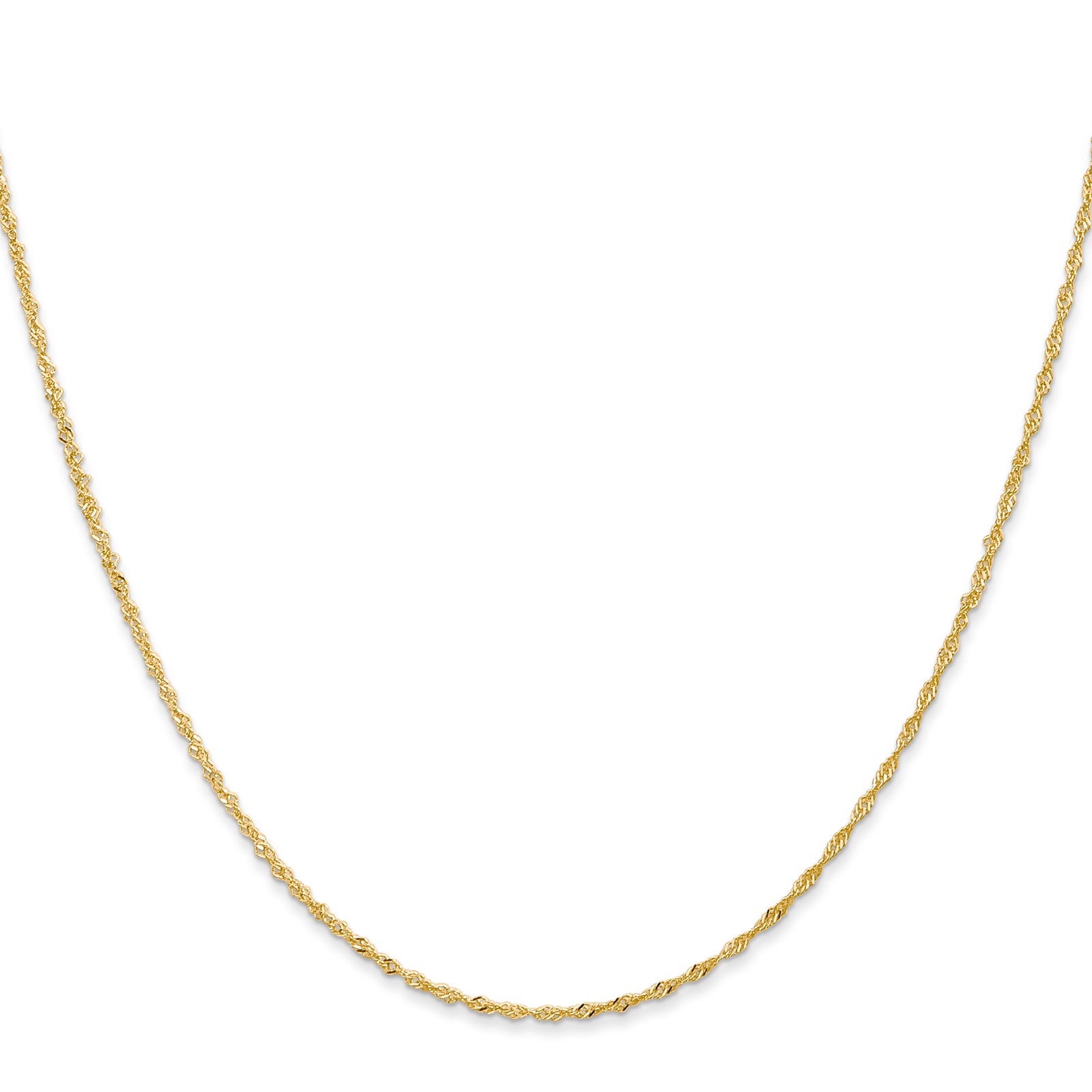 18K Leslies 1.1mm Singapore Chain