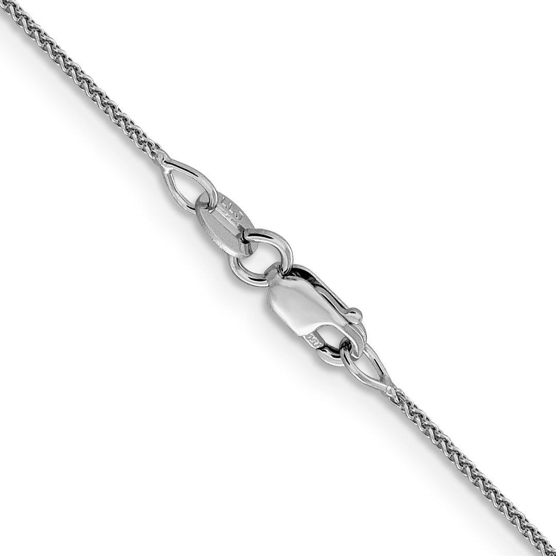 18K Leslies WG 1mm D/C Spiga Chain
