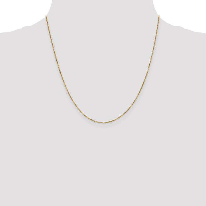 18K Leslies .9mm Box Chain