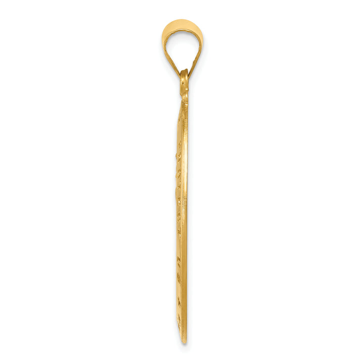 18k Saint Christopher Medal Pendant