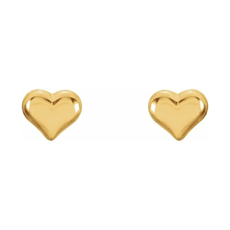 Youth Puffed Heart Earrings