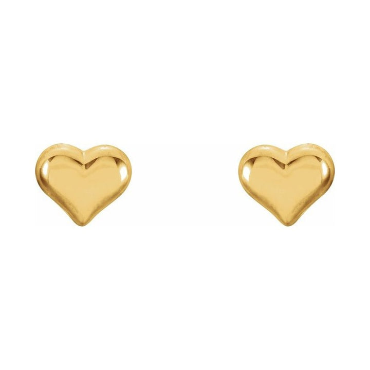 Youth Puffed Heart Earrings