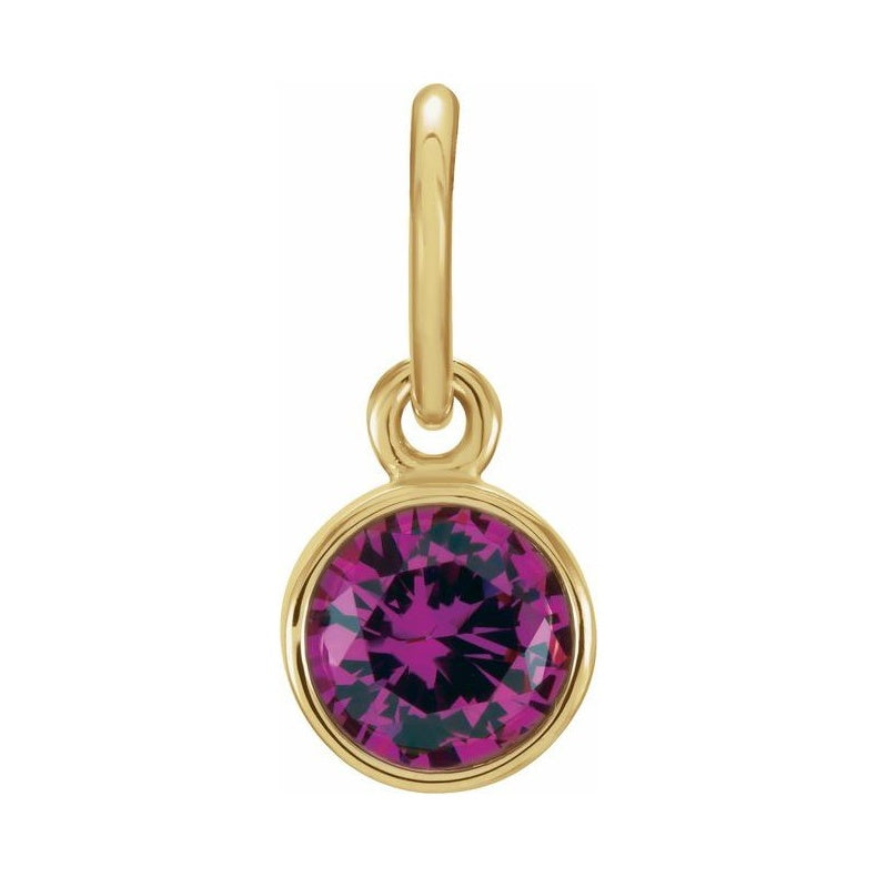Posh Mommy® Imitation Birthstone Charm/Pendant