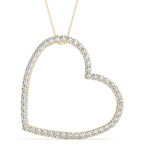 14K Yellow Gold 1ctw Diamond Fashion Pendant