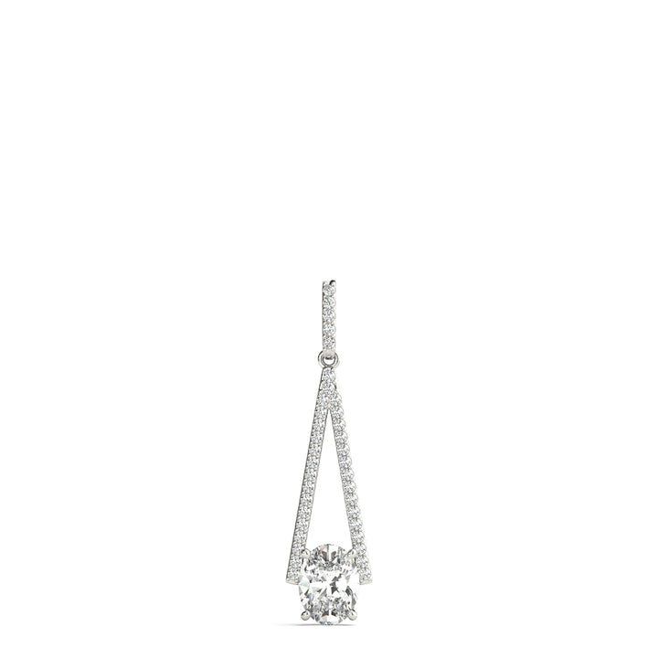 74 Diamond Round Halo Pendant
