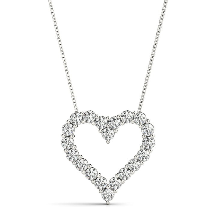 18K White Gold Diamond Fashion Pendant