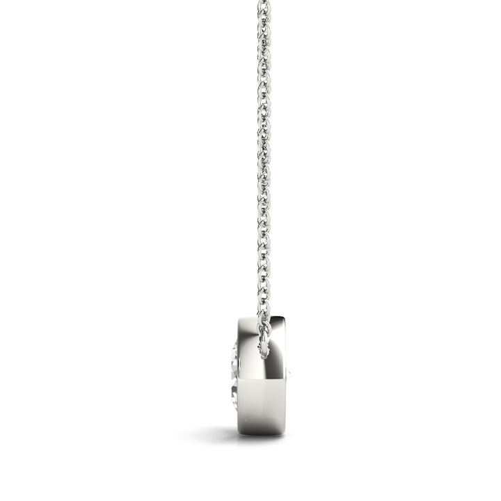 1.0 CT Round Diamond Solitaire Pendant