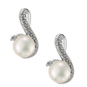 Round Diamond Stud Earrings