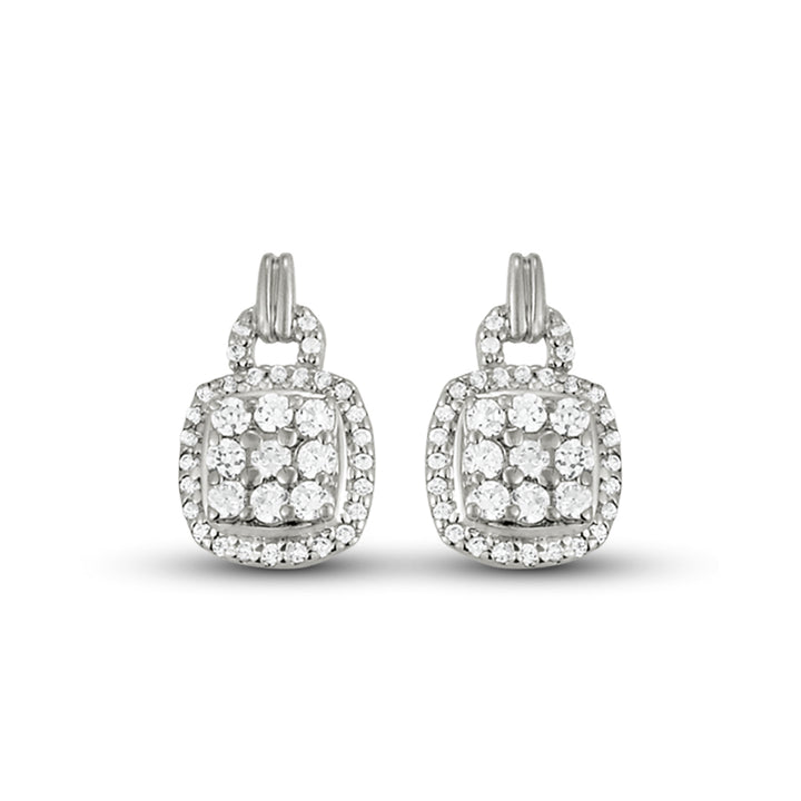 Round Diamond Multi-Stone Fashion Earrings