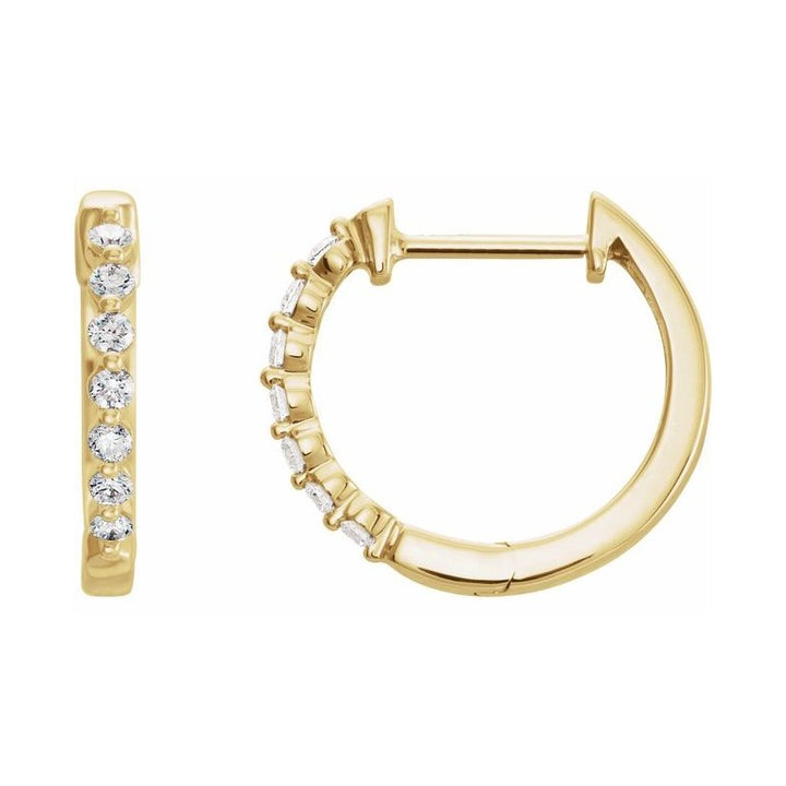 Accented Hoop Earrings