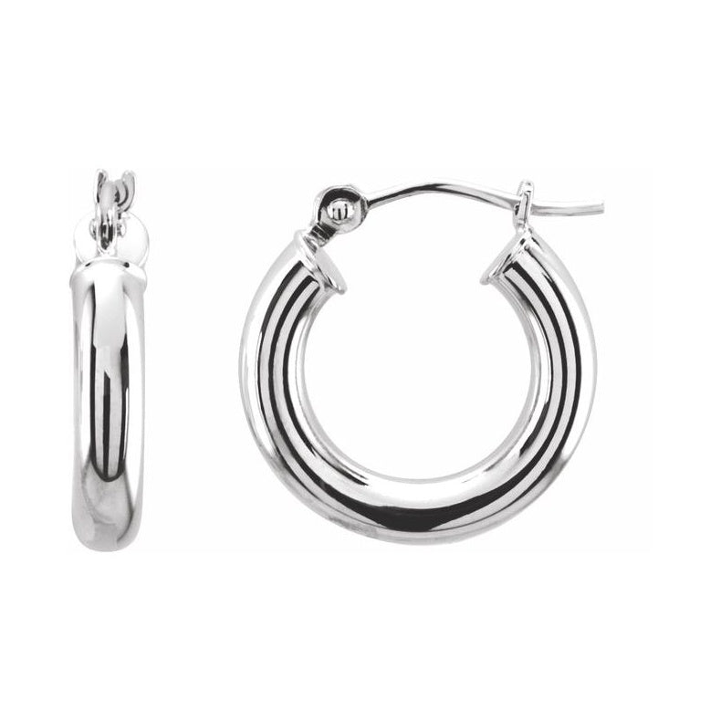 Tube Hoop Earrings