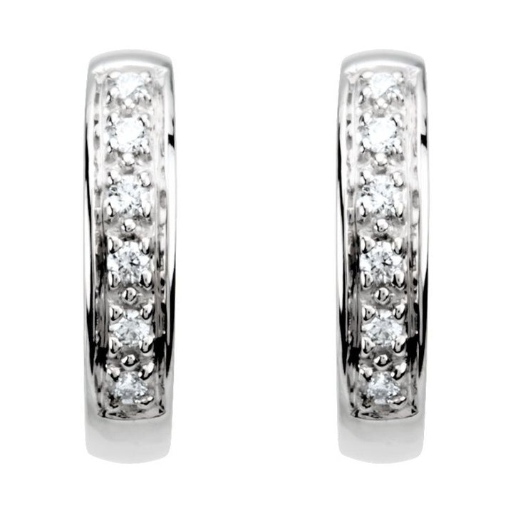 Accented Hoop Earrings