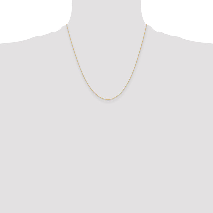 14k .4 mm Carded Cable Rope Chain