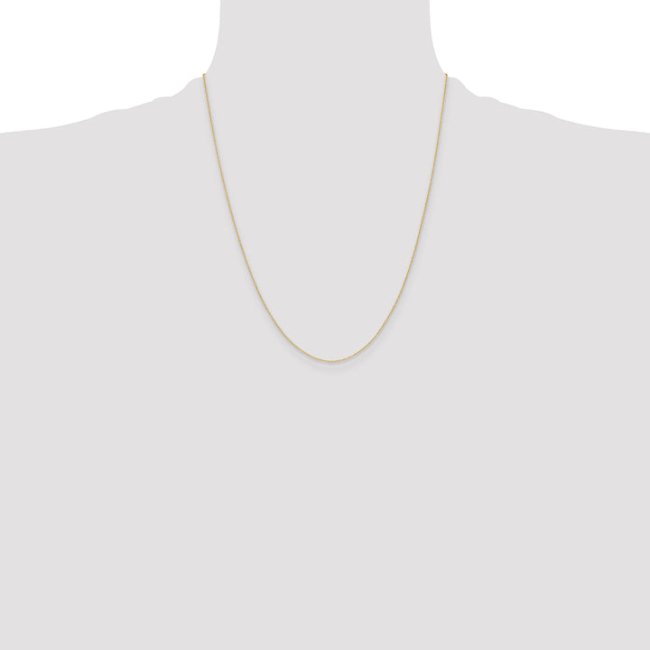 14k .4 mm Carded Cable Rope Chain
