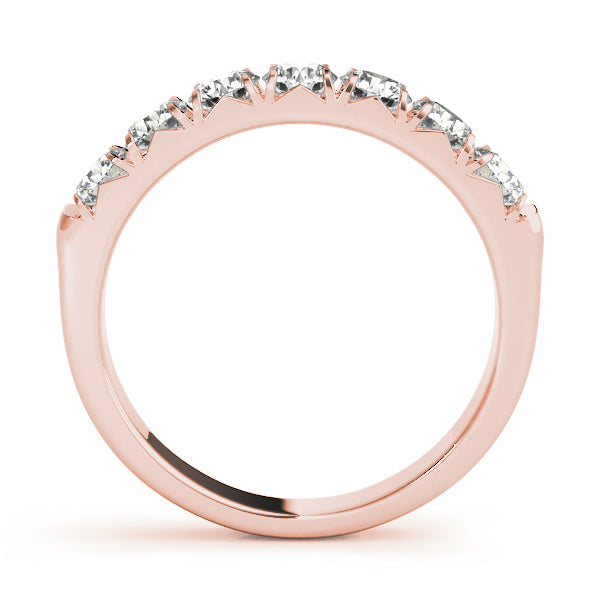Rose Gold 1/4 CT Diamond Wedding Band