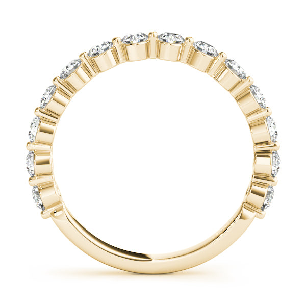 18K Yellow Gold 3/8 ct Diamond Wedding Band