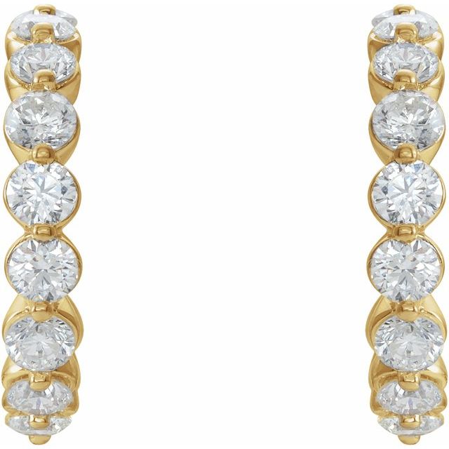 Accented Hoop Earrings