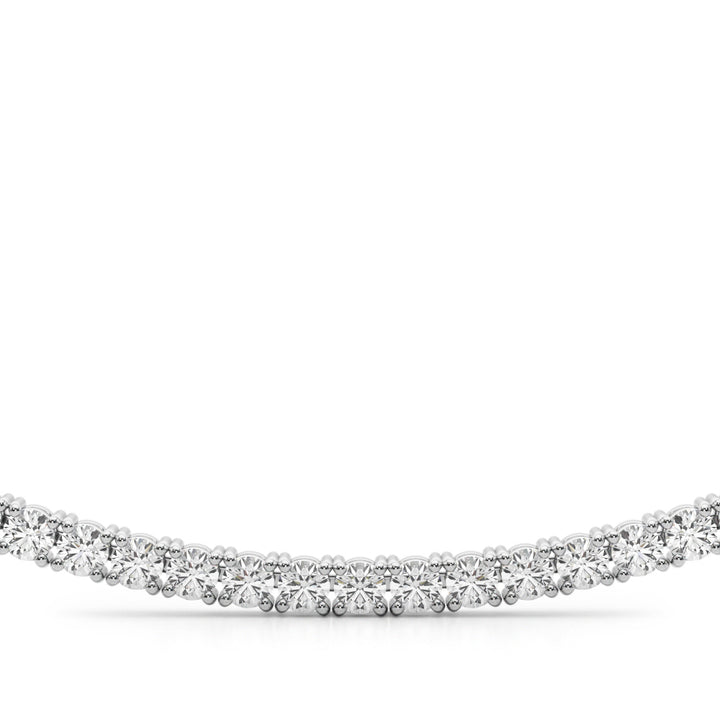 Platinum Diamond Cluster Pendant Necklace