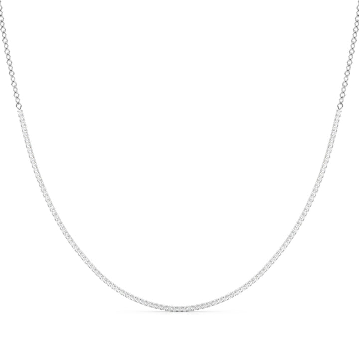 Platinum Diamond Cluster Pendant Necklace