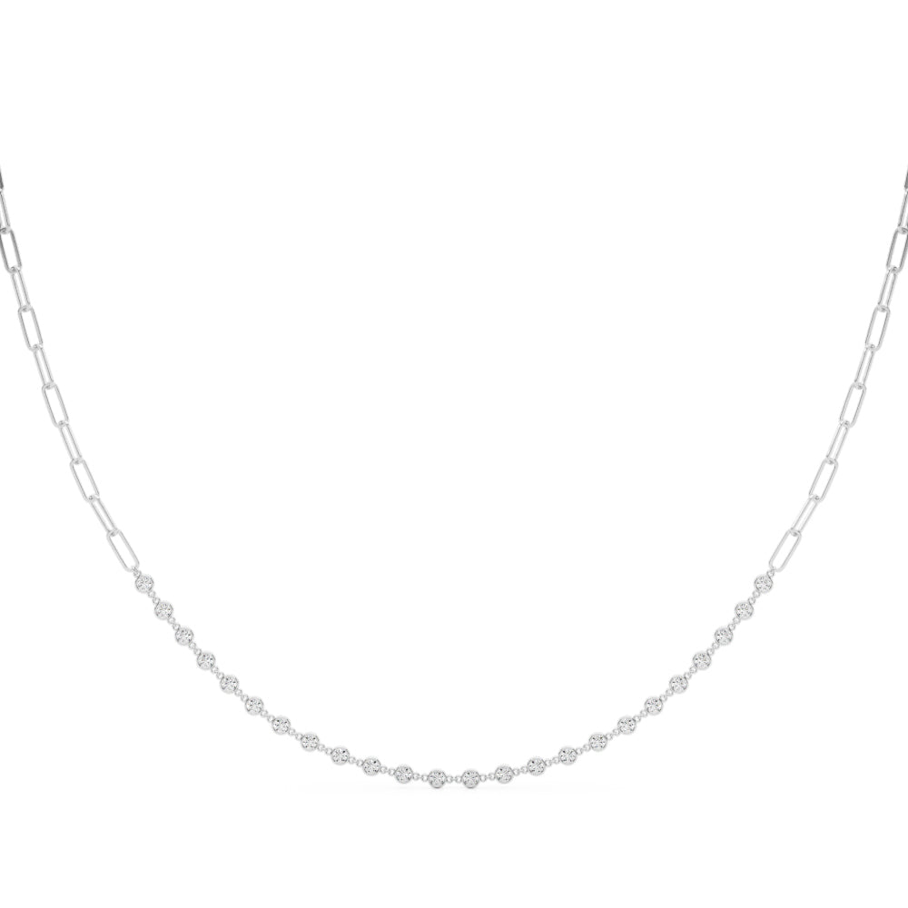 Diamond Round Multi-Stone Necklace