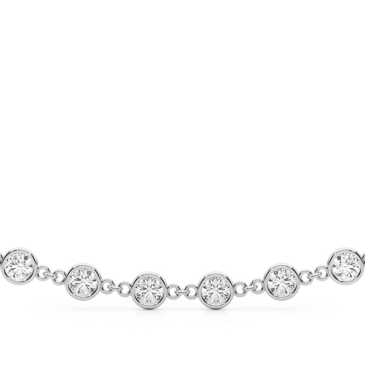 Diamond Round Multi-Stone Necklace