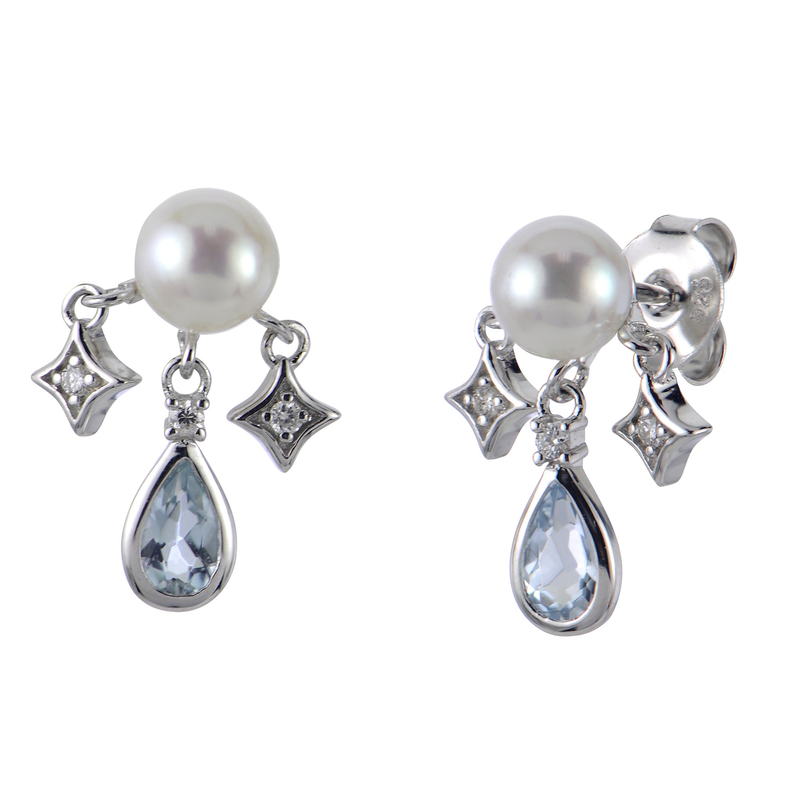 Sterling Silver Freshwater Pearl Earring