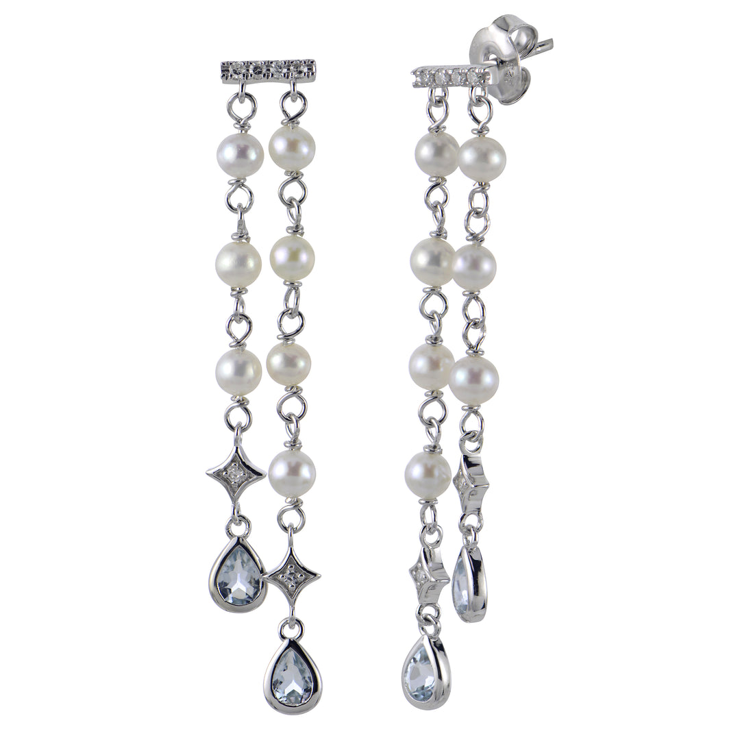 Sterling Silver Freshwater Pearl Earring