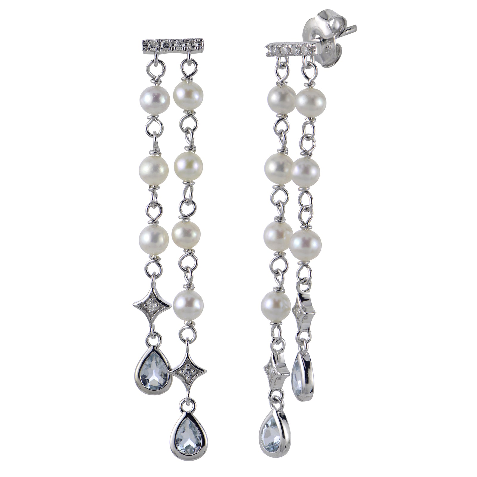 Sterling Silver Freshwater Pearl Earring