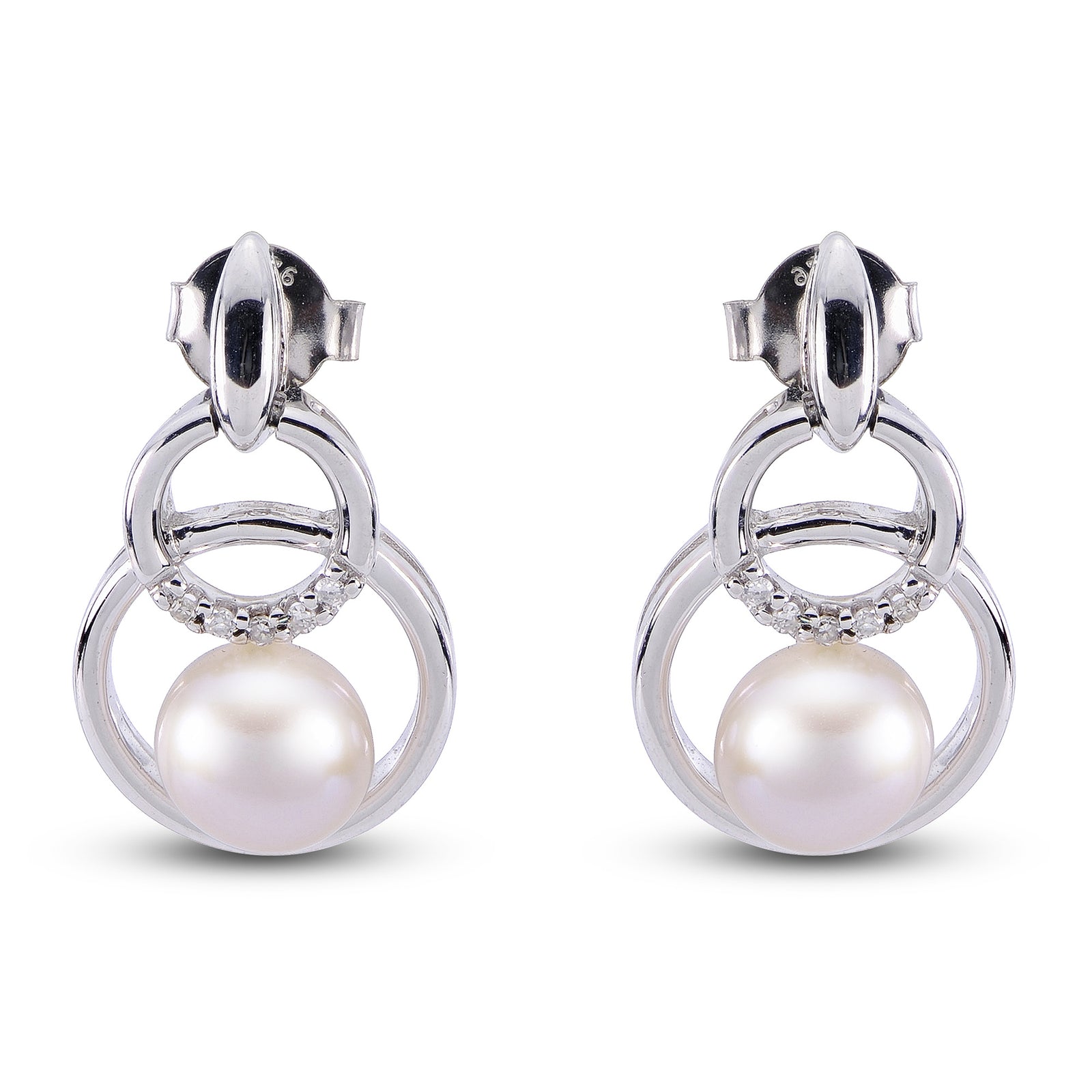 Sterling Silver Freshwater Pearl Earring