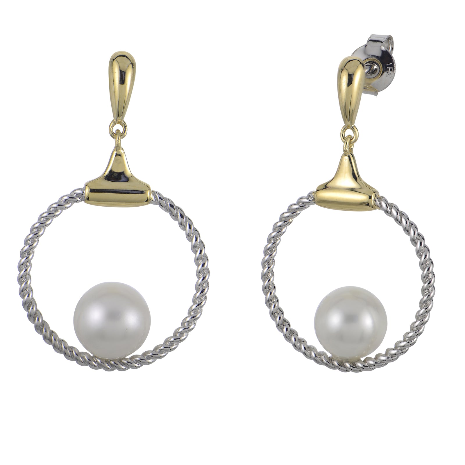 Sterling Silver Freshwater Pearl Earring