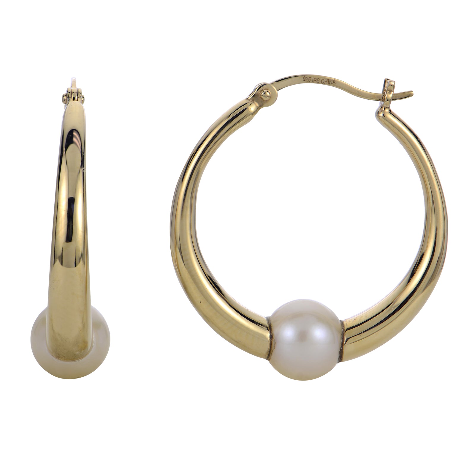 Sterling Silver Freshwater Pearl Earring