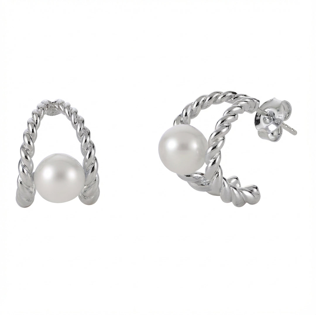 Sterling Silver Freshwater Pearl Earring