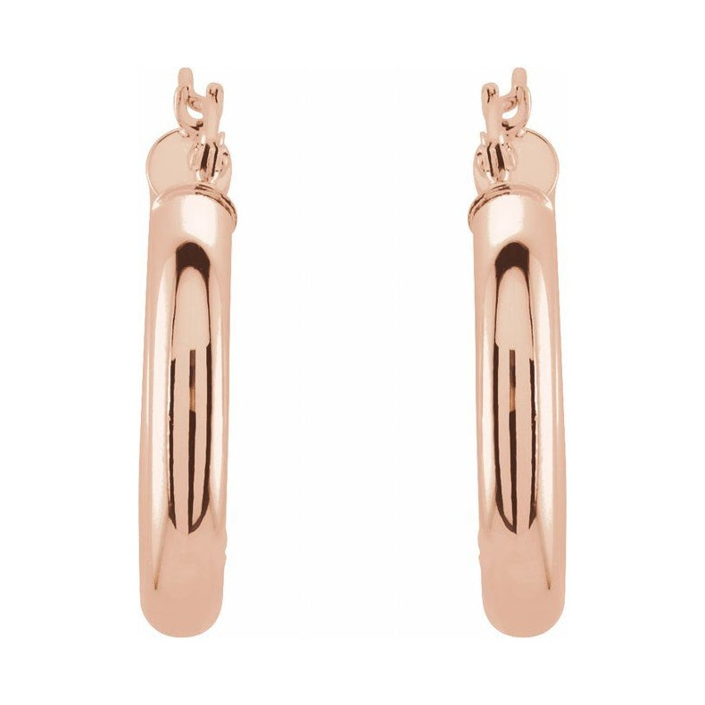 Tube Hoop Earrings