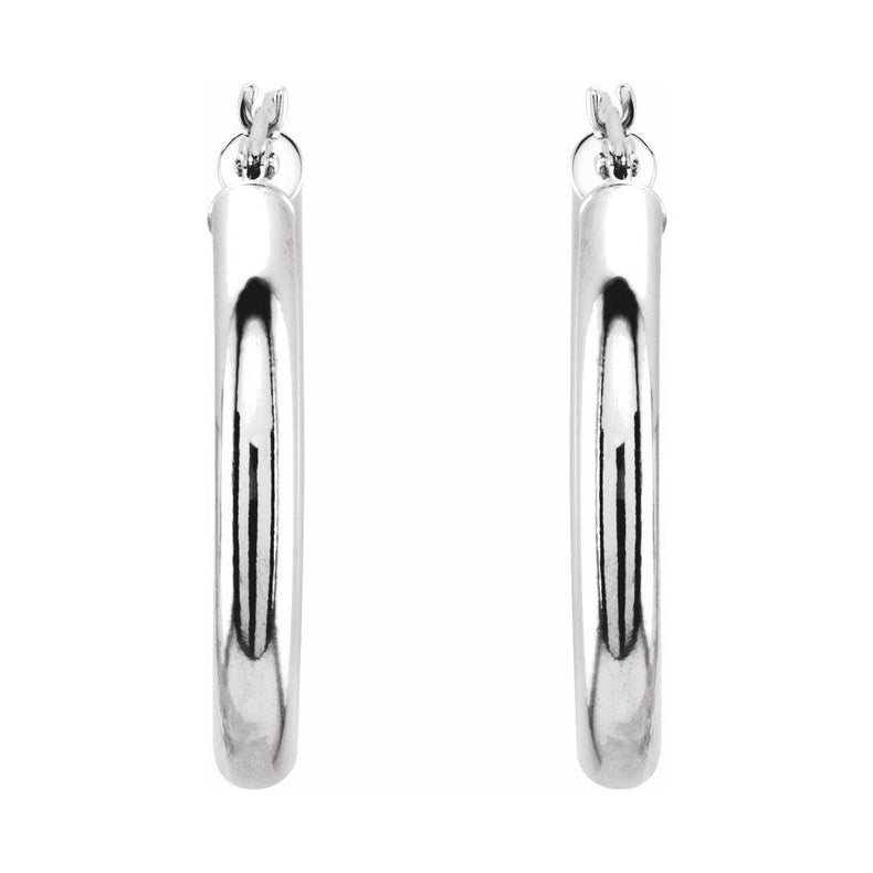 Tube Hoop Earrings
