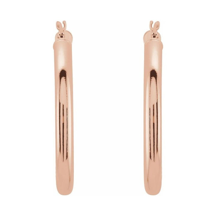 Tube Hoop Earrings