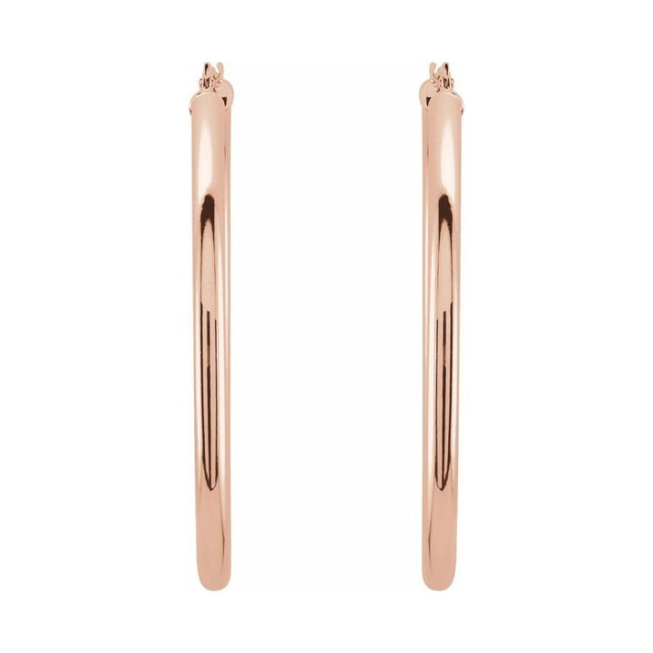 Tube Hoop Earrings