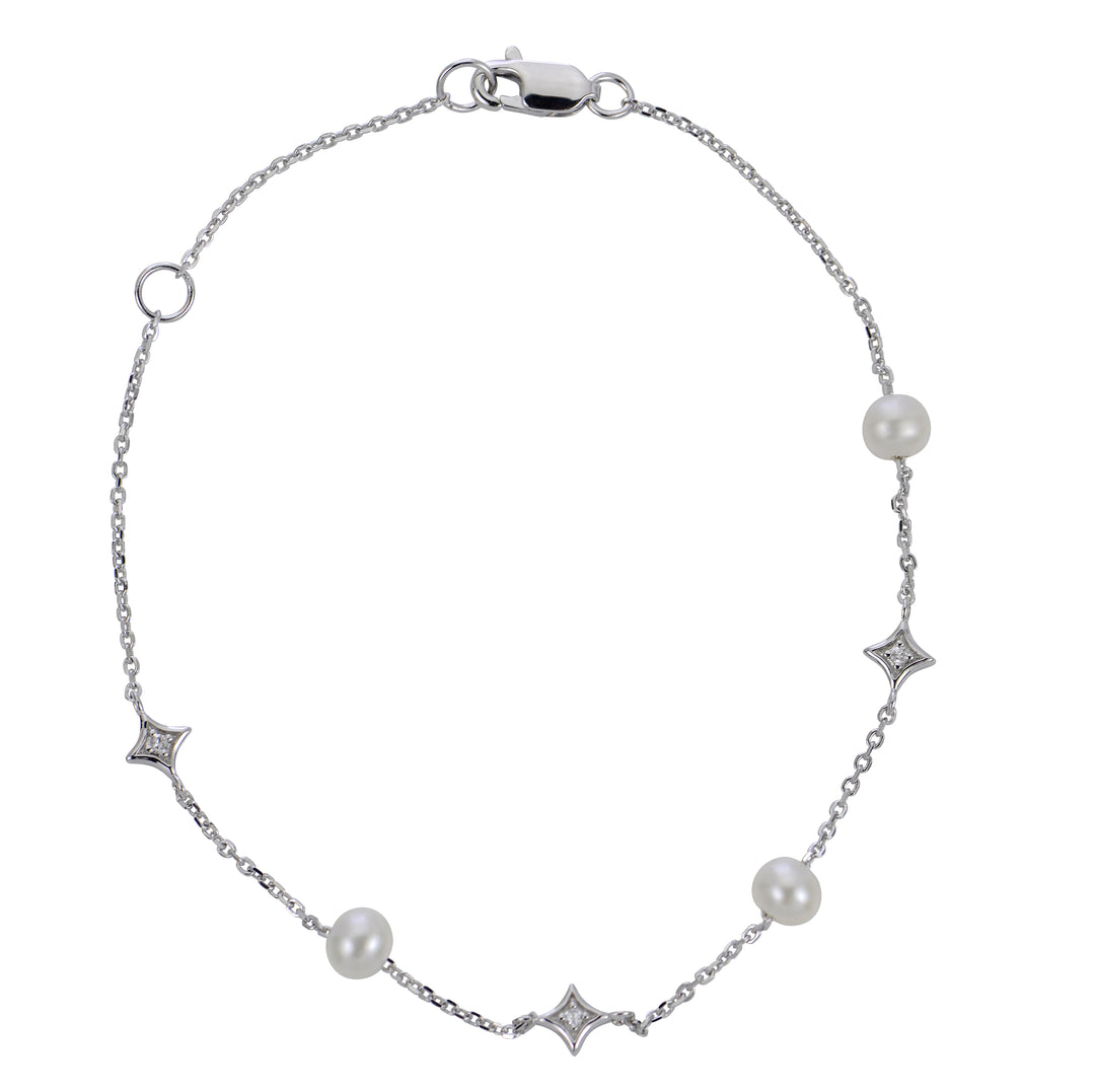 Sterling Silver Freshwater Pearl Bracelet