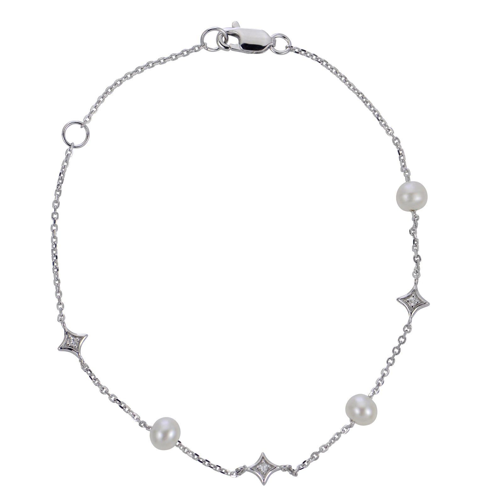 Sterling Silver Freshwater Pearl Bracelet