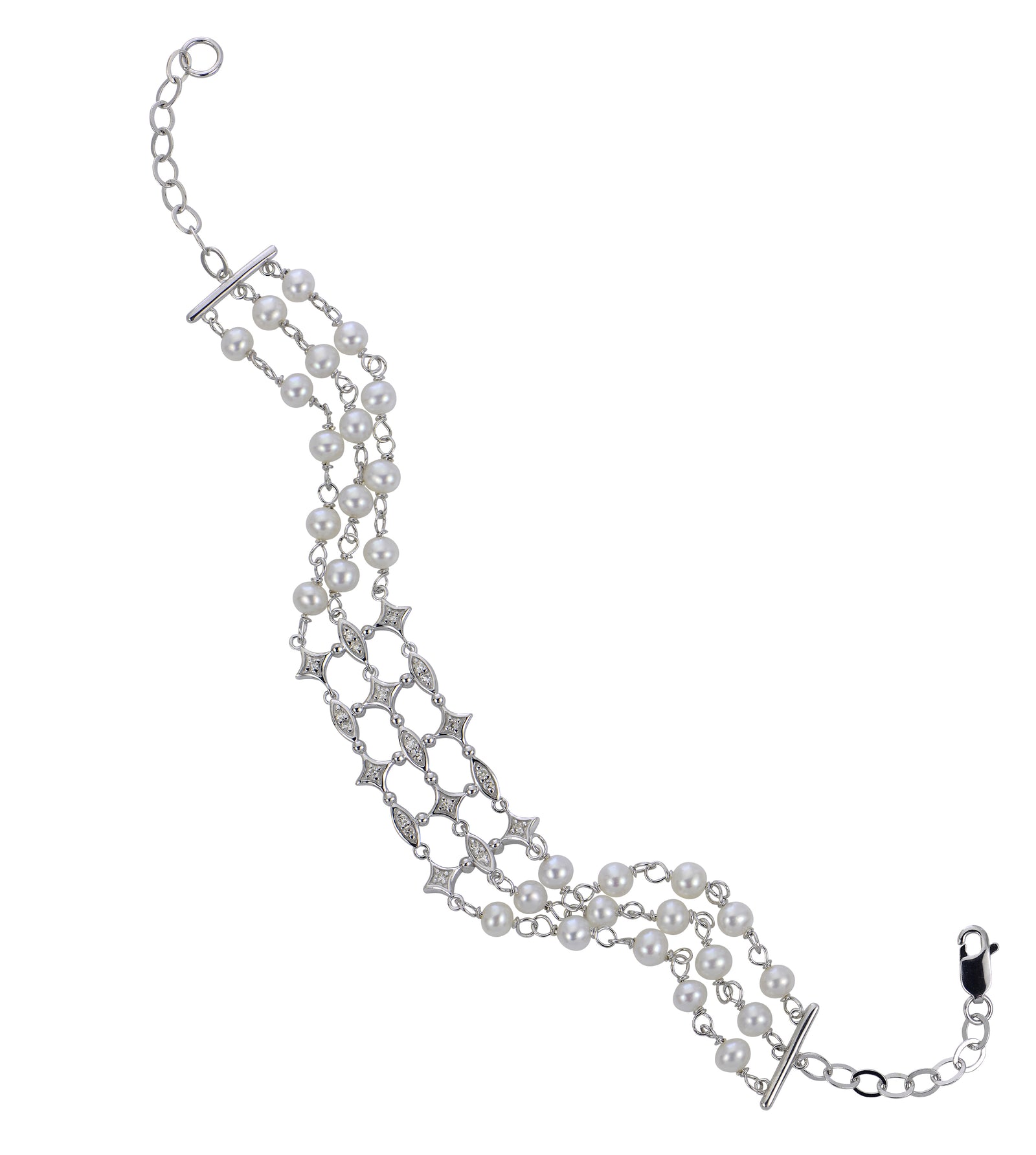 Sterling Silver Freshwater Pearl Bracelet
