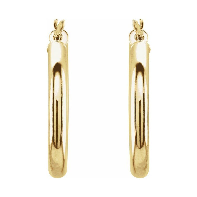 Tube Hoop Earrings