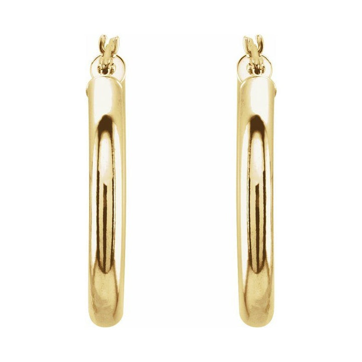 Tube Hoop Earrings