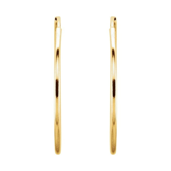 Endless Tube Hoop Earrings