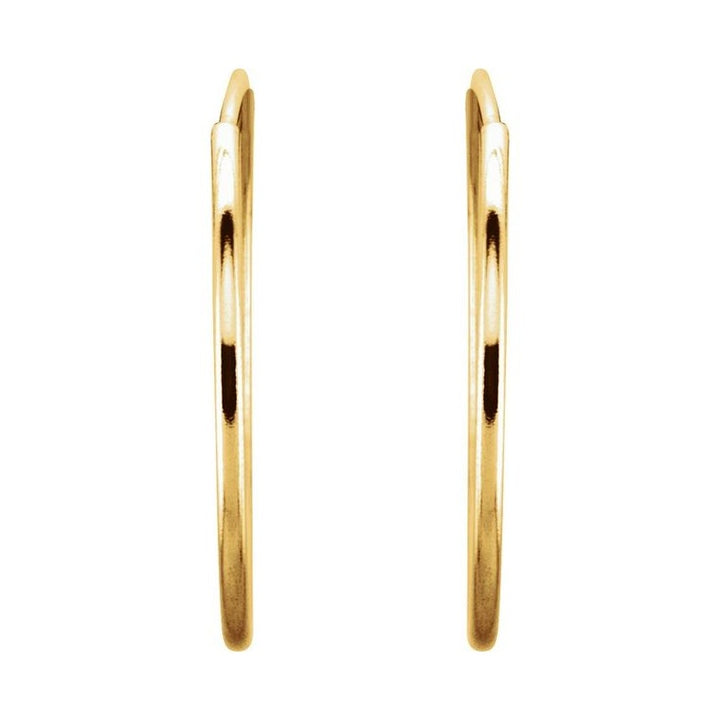 Endless Tube Hoop Earrings